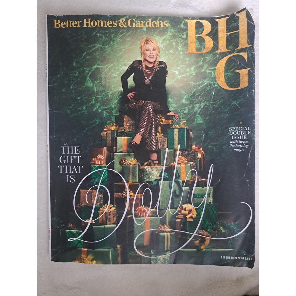 Better Homes & Gardens December 2022 Dolly Parton Special Double Issue BHG